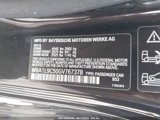 WBA1L9C50GV767378 BMW 228i Xdrive