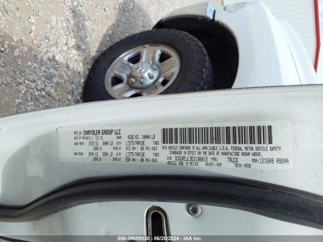 3C6UR5JL9EG186015 RAM 2500 Slt