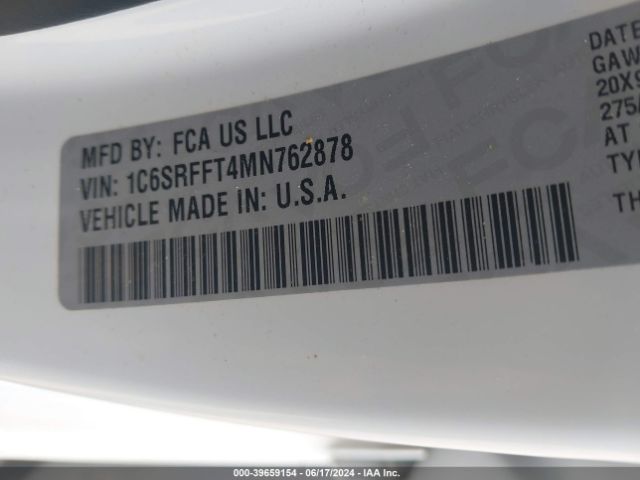 1C6SRFFT4MN762878 RAM 1500 Lone Star  4x4 5'7 Box