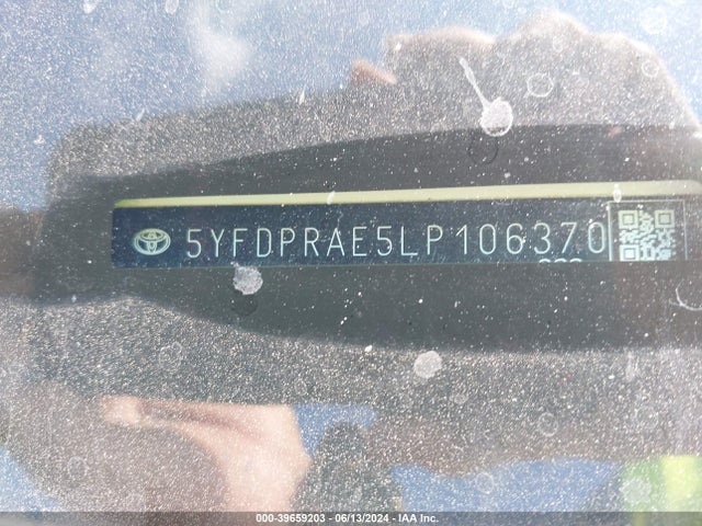 Toyota COROLLA L 2020 5YFDPRAE5LP106370 Image 9