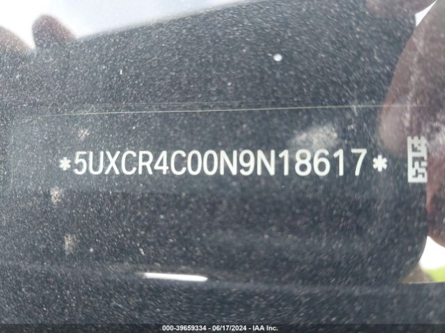 5UXCR4C00N9N18617 BMW X5 Sdrive40i
