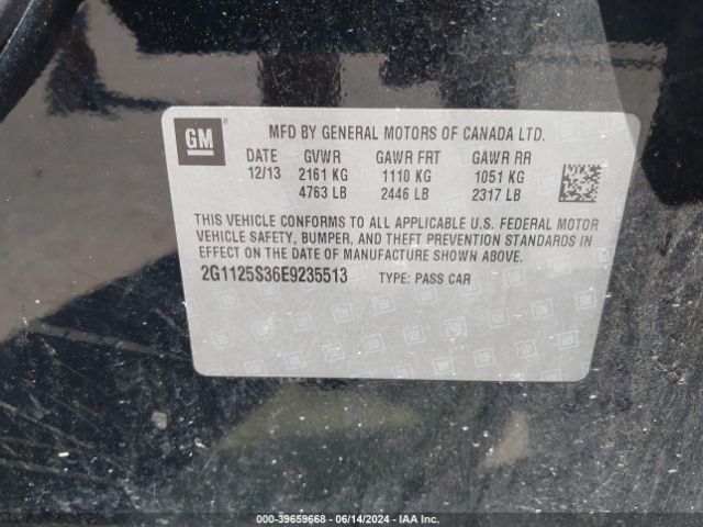 2G1125S36E9235513 Chevrolet Impala 2lt