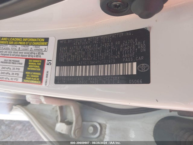 Toyota CAMRY LE 2023 4T1C11AK4PU102979 Image 9