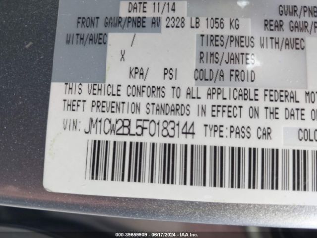 JM1CW2BL5F0183144 Mazda Mazda5 Sport
