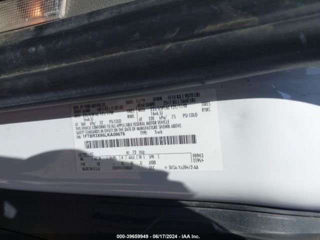 1FTBR3X86LKA09676 Ford Transit-250 Cargo Van
