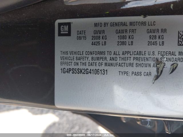 1G4PS5SK2G4106131 Buick Verano Leather Group