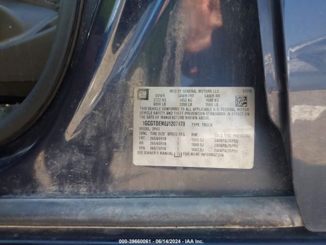 1GCGTDEN0J1207470 Chevrolet Colorado Z71