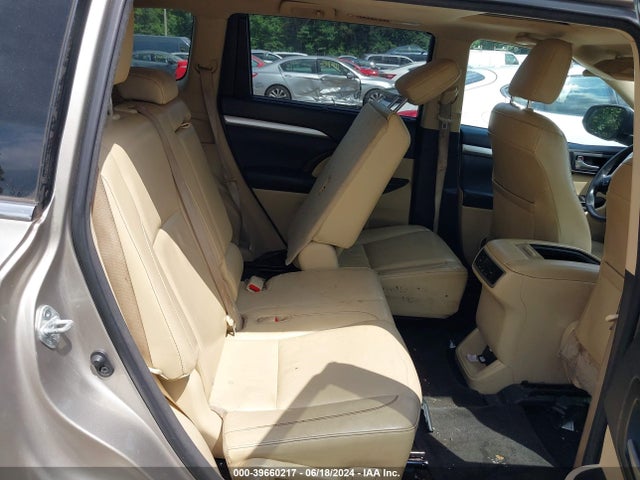 Toyota Highlander Xle V6 2015 5TDJKRFH9FS081179 Image 8