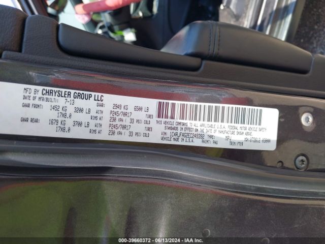 1C4RJFAG2EC249392 Jeep Grand Cherokee Laredo