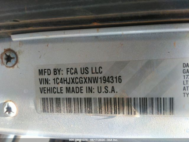 1C4HJXCGXNW194316 Jeep Wrangler Rubicon 4x4