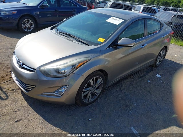 Hyundai Elantra Limited 2014 5NPDH4AE2EH529357 Image 2