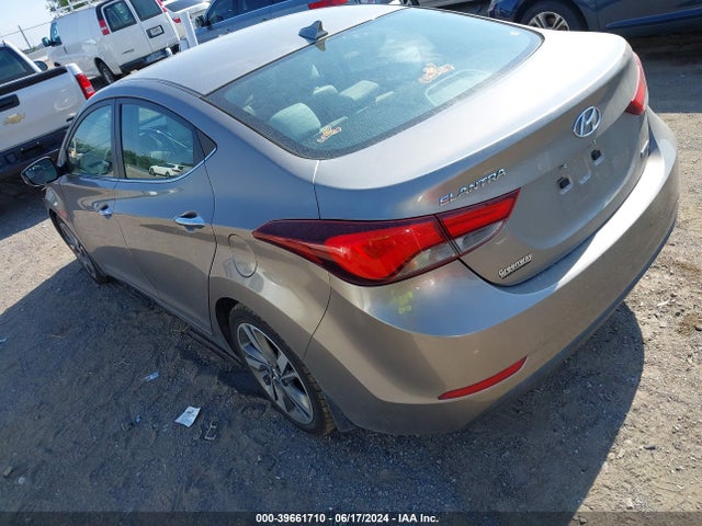 Hyundai Elantra Limited 2014 5NPDH4AE2EH529357 Image 3