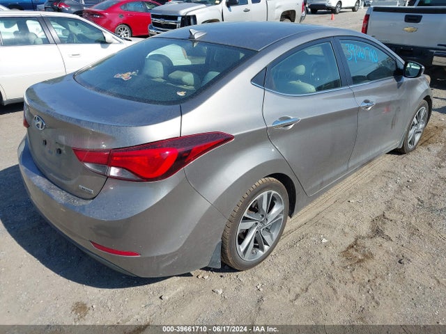 Hyundai Elantra Limited 2014 5NPDH4AE2EH529357 Image 4
