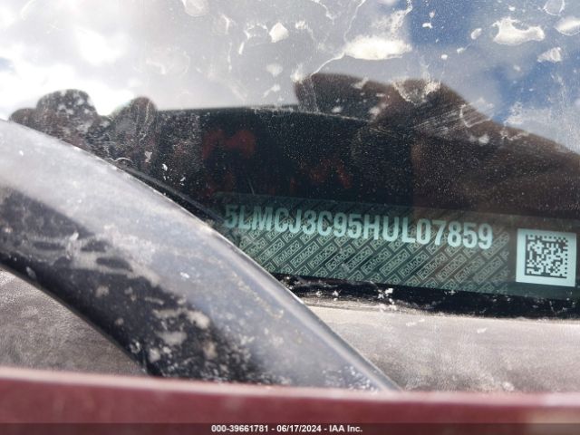 5LMCJ3C95HUL07859 Lincoln Mkc Reserve