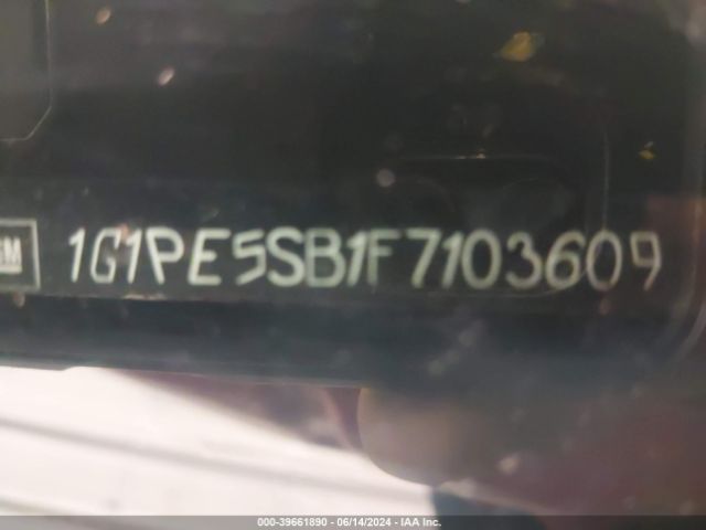 1G1PE5SB1F7103609 Chevrolet Cruze 2lt Auto