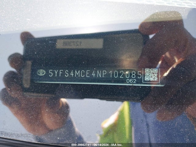 Toyota COROLLA SE 2022 5YFS4MCE4NP102085 Image 9