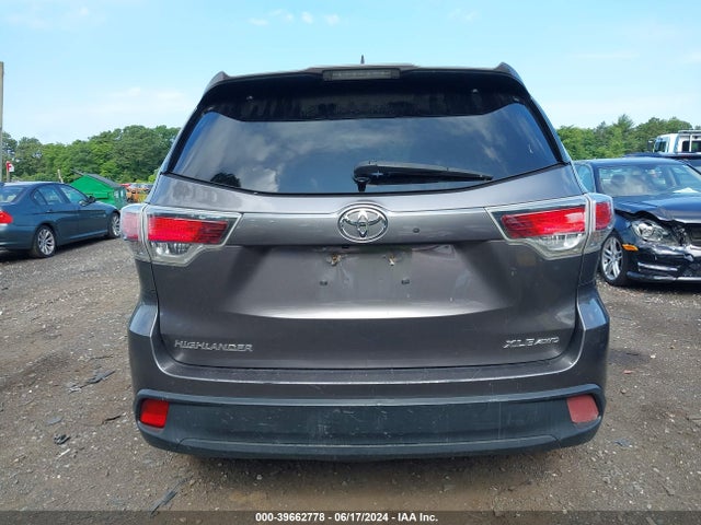 Toyota Highlander Xle V6 2015 5TDJKRFH9FS187048 Image 16