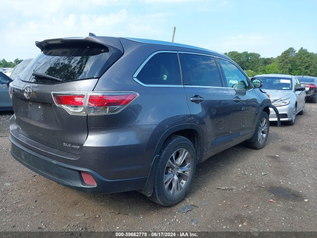 Toyota Highlander Xle V6 2015 5TDJKRFH9FS187048 Image 4
