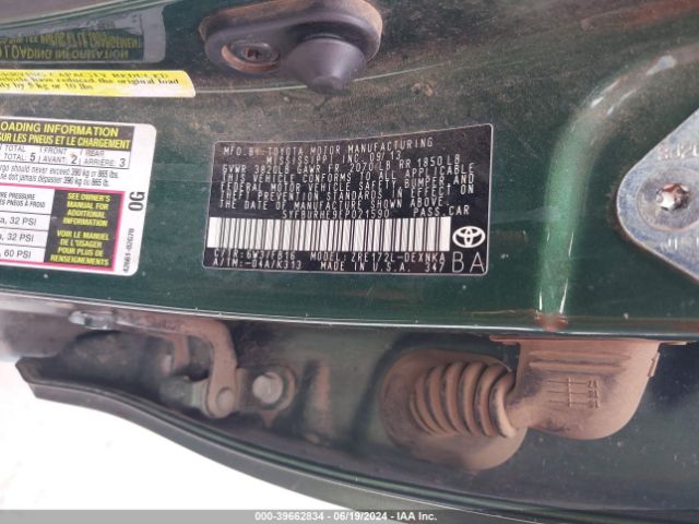 5YFBURHE9EP021590 Toyota Corolla Le Plus