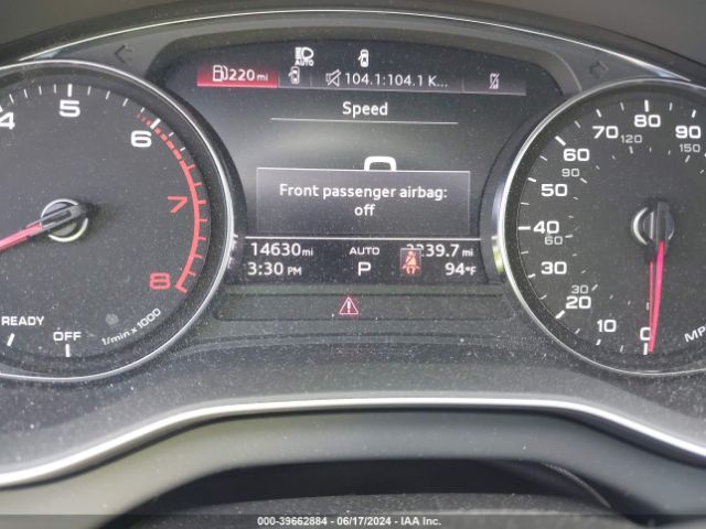 WA1GAAFYXN2019031 Audi Q5 Premium 45 Tfsi S Line Quattro S Tronic