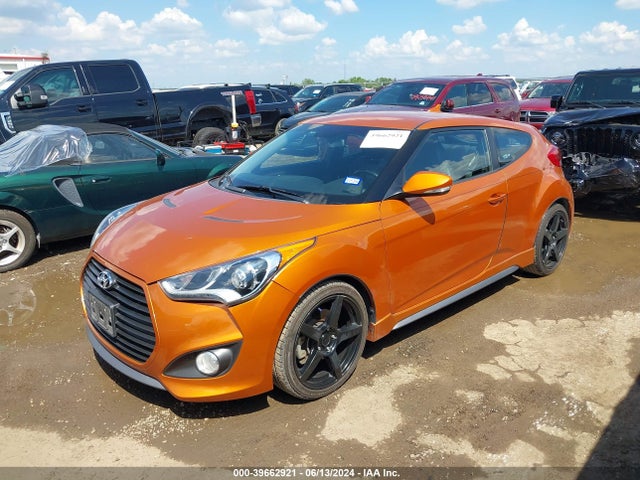 Hyundai Veloster Turbo W/black 2014 KMHTC6AE4EU184890 Image 2