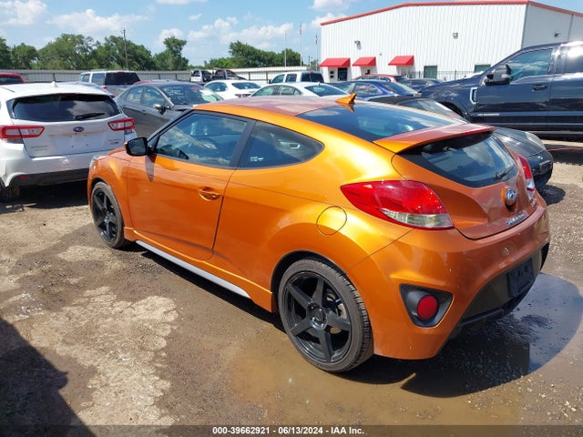 Hyundai Veloster Turbo W/black 2014 KMHTC6AE4EU184890 Image 3