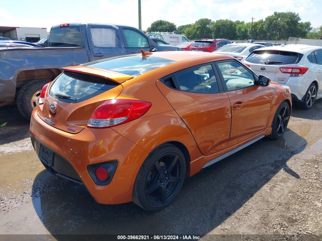 Hyundai Veloster Turbo W/black 2014 KMHTC6AE4EU184890 Image 4