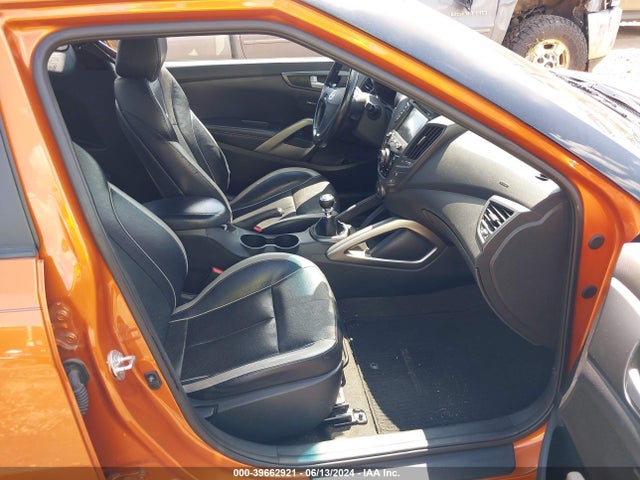 Hyundai Veloster Turbo W/black 2014 KMHTC6AE4EU184890 Image 5