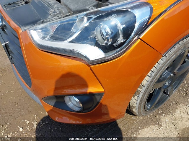 Hyundai Veloster Turbo W/black 2014 KMHTC6AE4EU184890 Image 6