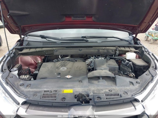 Toyota Highlander Xle 2019 5TDKZRFH6KS337627 Image 10