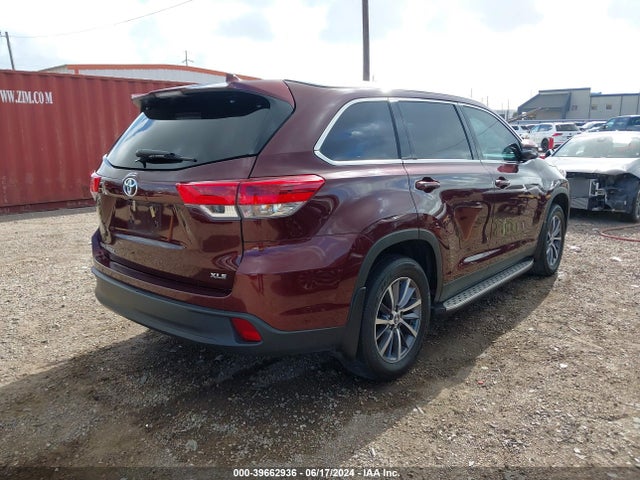 Toyota Highlander Xle 2019 5TDKZRFH6KS337627 Image 4