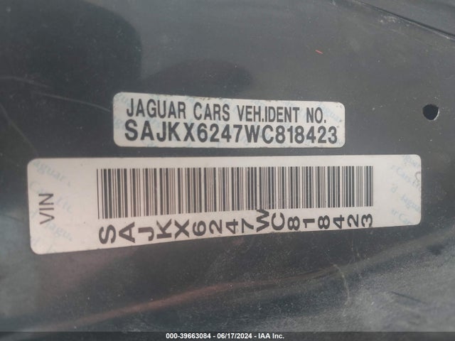 1998 JAGUAR XJ8 SAJKX6247WC818423 Photo 8