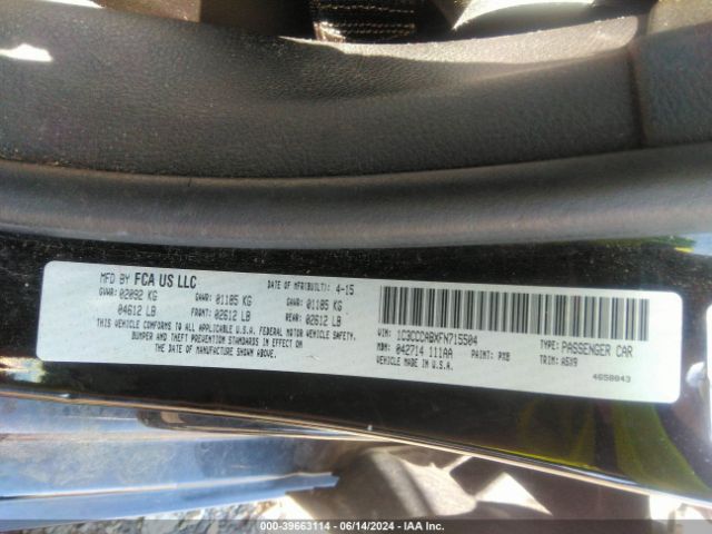 1C3CCCABXFN715504 Chrysler 200 Limited
