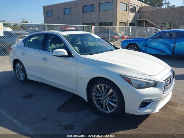 Auction sale of the 2018 Infiniti Q50 3.0t Luxe, vin: JN1EV7ARXJM432878, lot number: 39663403