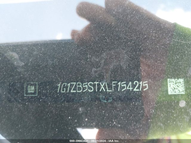 1G1ZB5STXLF154215 Chevrolet Malibu Fwd Ls