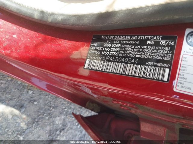 WDDHF8JB4EB040244 Mercedes-Benz E 350 4matic