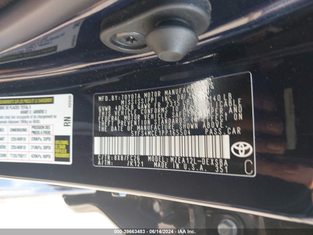 Toyota COROLLA SE 2023 5YFS4MCE1PP165504 Image 9