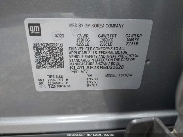 KL47LAE2XRB031628 Buick Envista Preferred Fwd