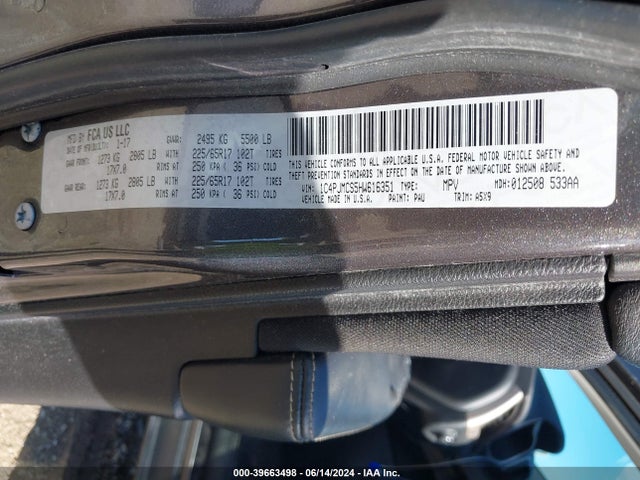 1C4PJMCS5HW616351 Jeep Cherokee Latitude 4x4