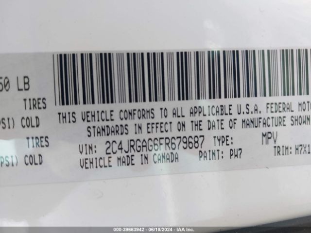 2C4JRGAG6FR679687 RAM Cargo Tradesman