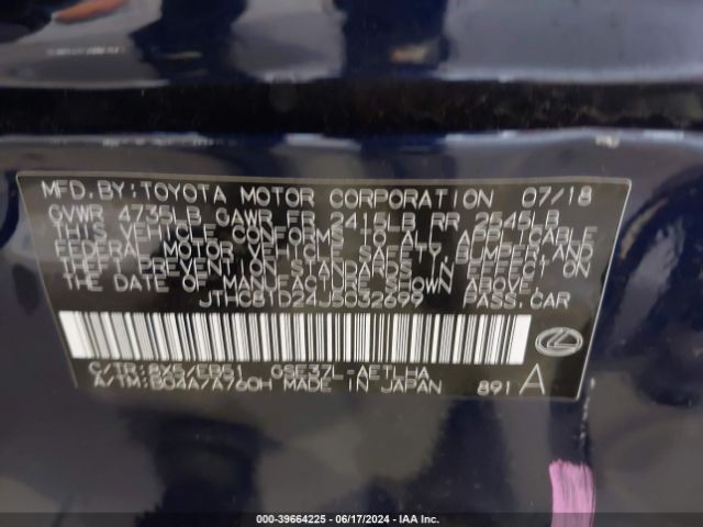 JTHC81D24J5032699 Lexus IS 300