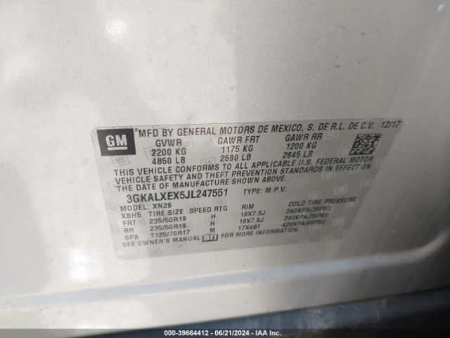 3GKALXEX5JL247551 GMC Terrain Denali