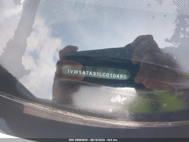 1VWSA7A31LC010480 Volkswagen Passat 2.0t Se