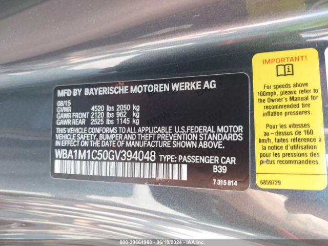 WBA1M1C50GV394048 BMW M235I