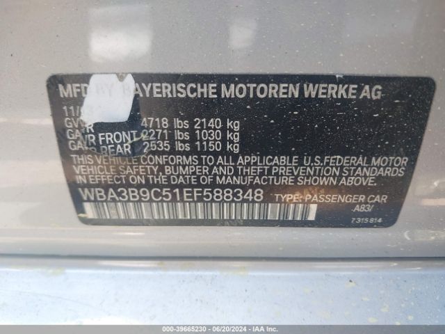 WBA3B9C51EF588348 BMW 335i Xdrive