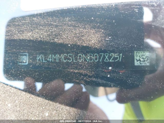 KL4MMCSL0NB078251 Buick Encore Gx Awd Preferred