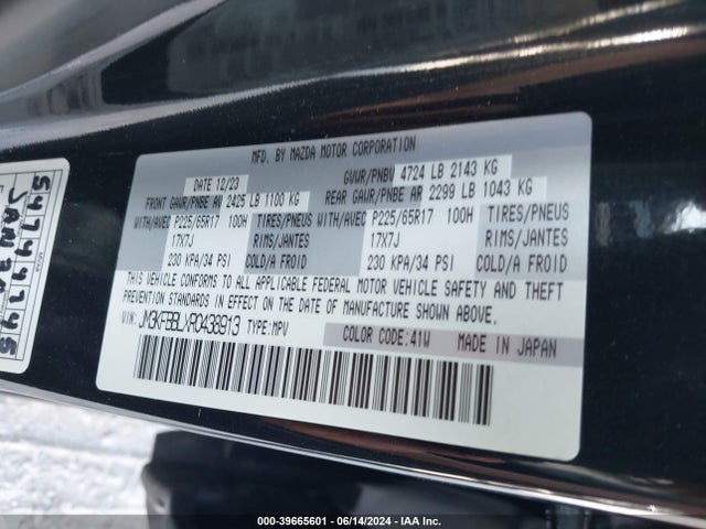 JM3KFBBLXR0438913 Mazda Cx-5 2.5 S Select