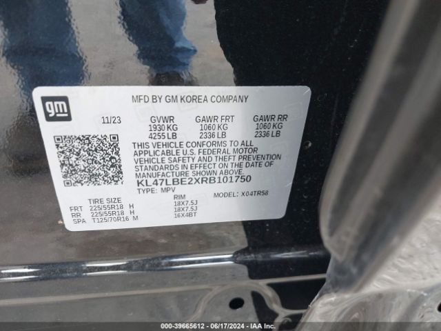 KL47LBE2XRB101750 Buick Envista Sport Touring Fwd