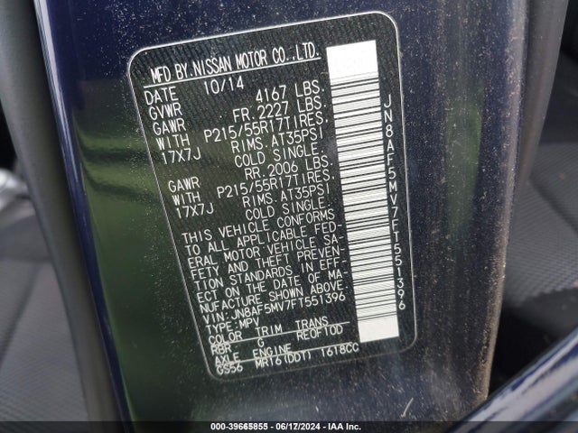 Nissan JUKE S 2015 JN8AF5MV7FT551396 Image 9