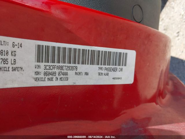 3C3CFFAR8ET293978 Fiat 500 POP